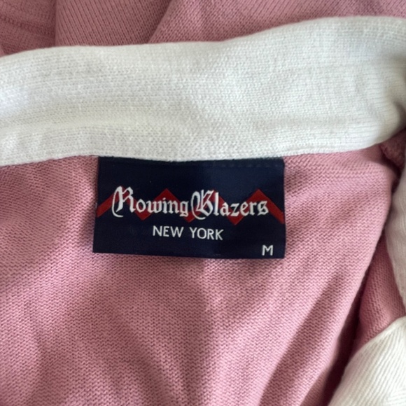 Rowing Blazers Cropped Rugby Shirt (Mauve, Medium) - Picture 7 of 9